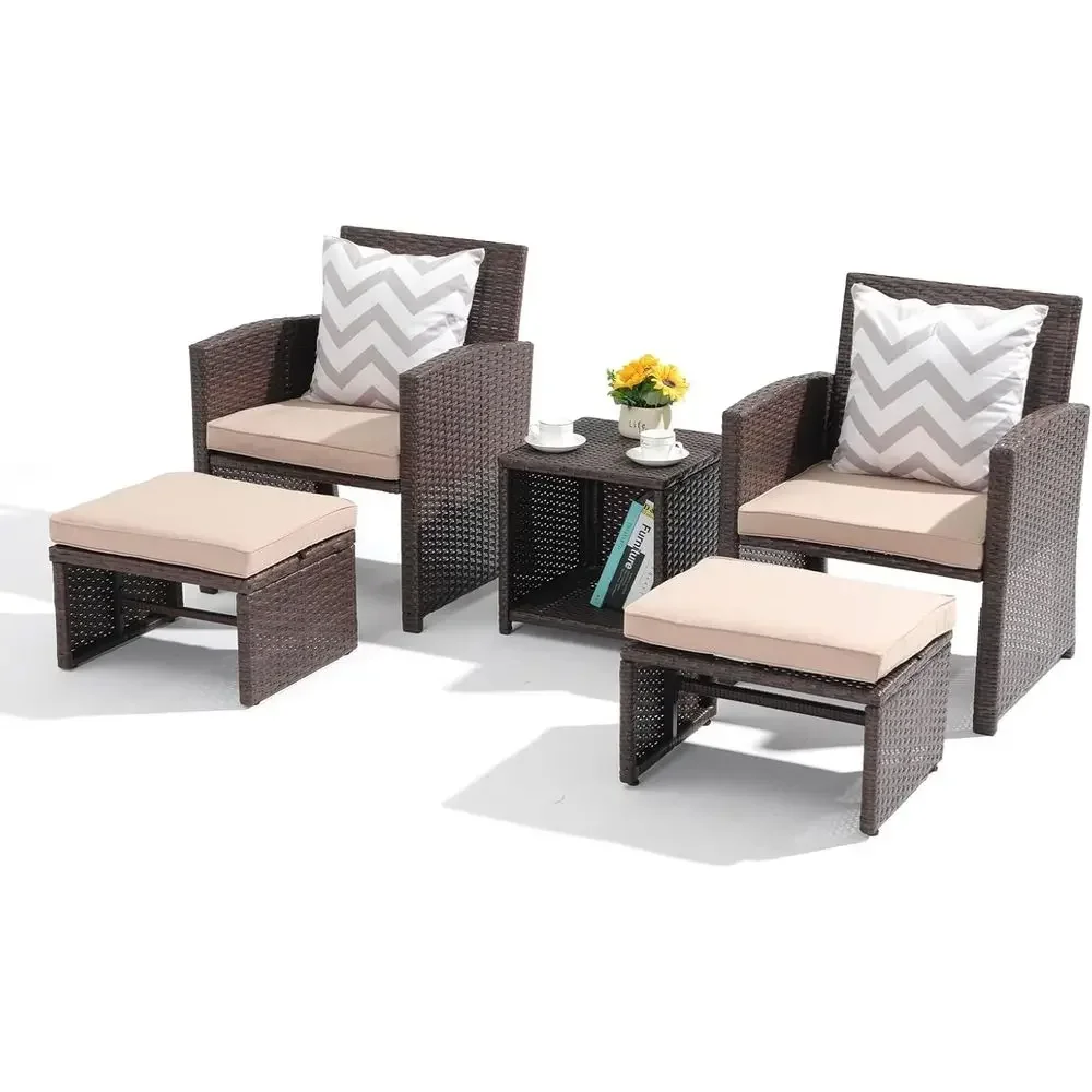 Outdoor Furniture With Storage For Cushions - Ensemble de meubles de patio extérieur