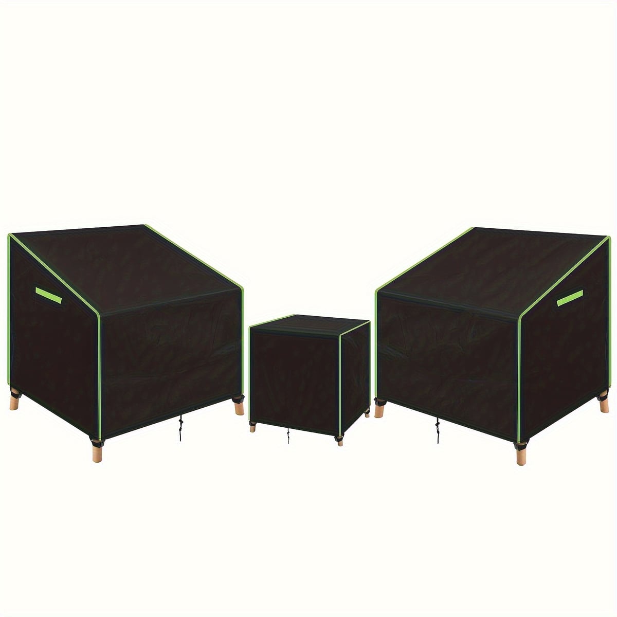 Outdoor Furniture Sofa - Lot de 3 housses imperméables pour