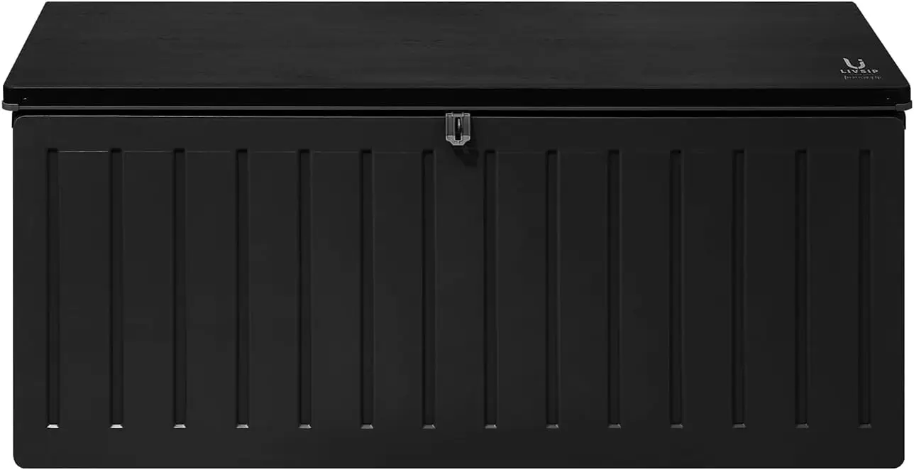Outdoor Furniture With Storage For Cushions - Boîte de rangement extérieure 490L, grand
