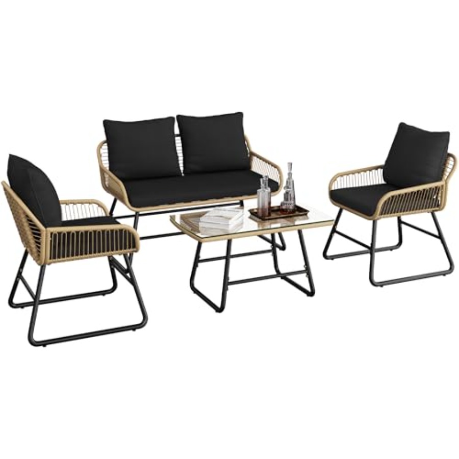 Outdoor Furniture Loveseat - Ensemble de meubles de patio, ensembles