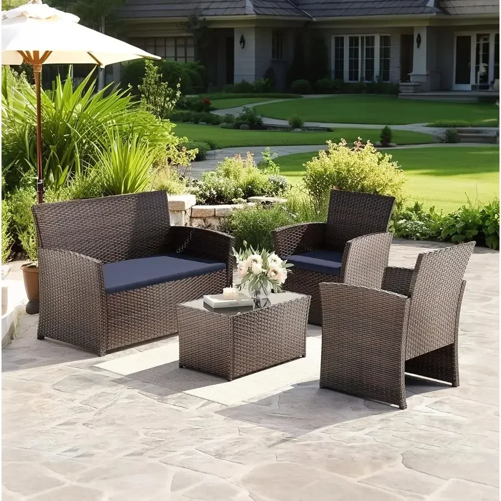 Outdoor Furniture Loveseat - Ensemble de mobilier d'extérieur pour patio