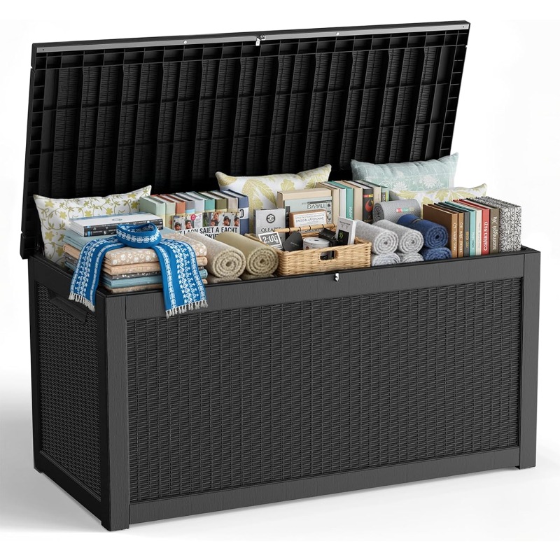Outdoor Furniture With Storage For Cushions - Boîte de rangement extérieure de 320
