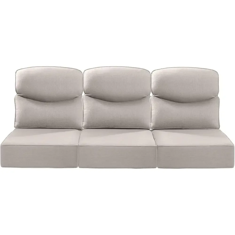 Outdoor Furniture Loveseat - Ensemble de 3 coussins épais de