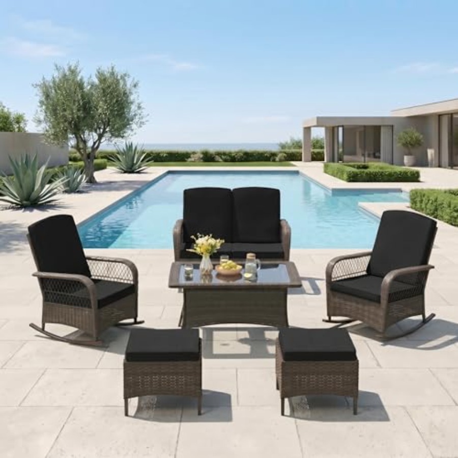 Outdoor Furniture Loveseat - Ensemble de meubles de patio en