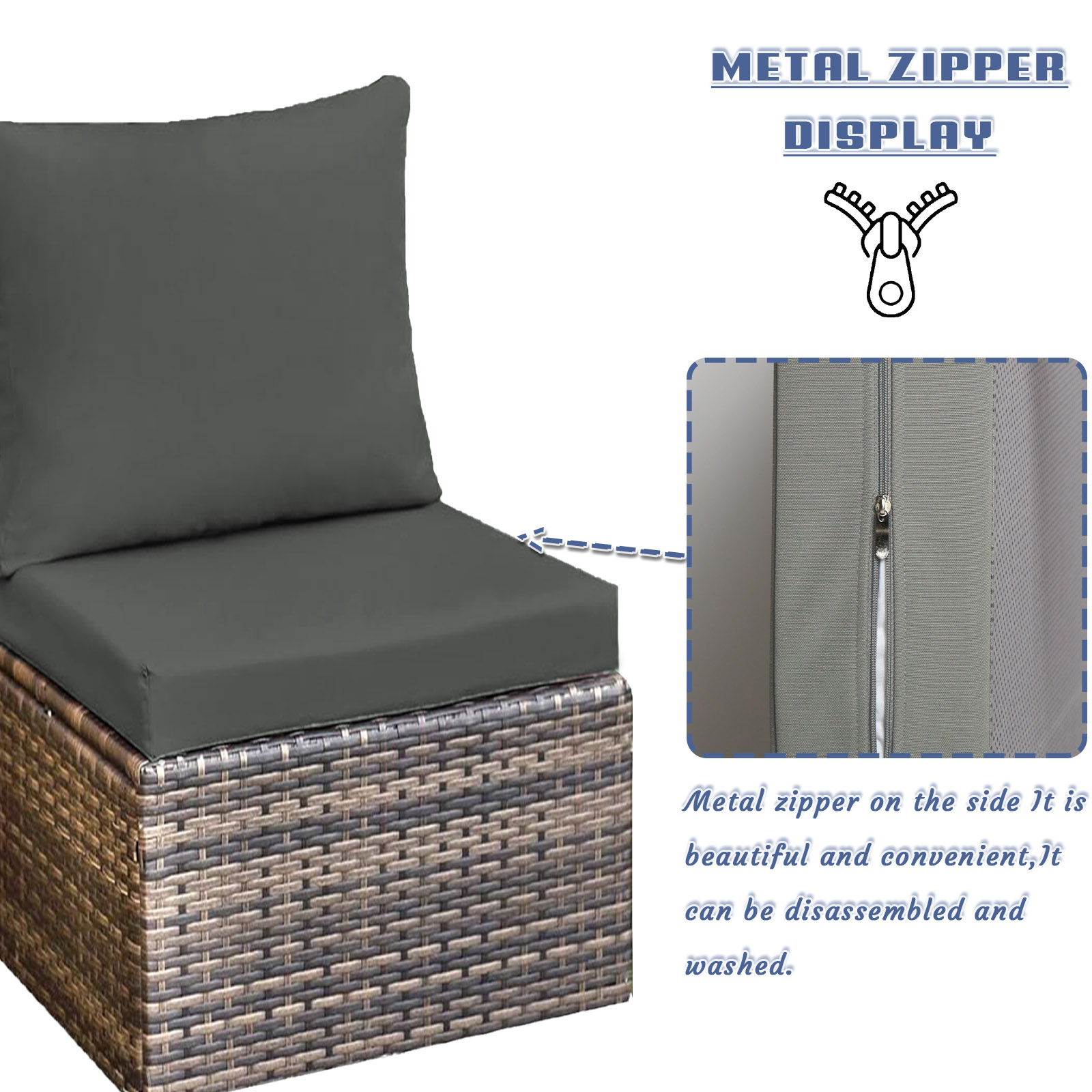 Coussins de siège et de dossie - Outdoor Furniture Cushions 22 X 22 avis et prix