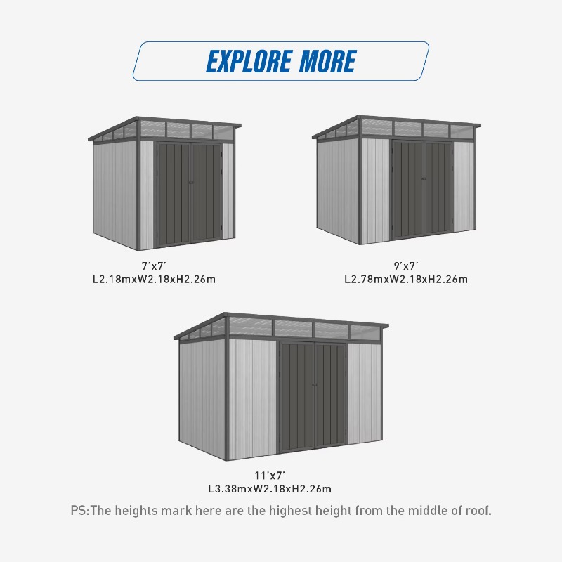D2833 3M*3M Abri de rangement  - Outdoor Furniture Wooden avis et prix