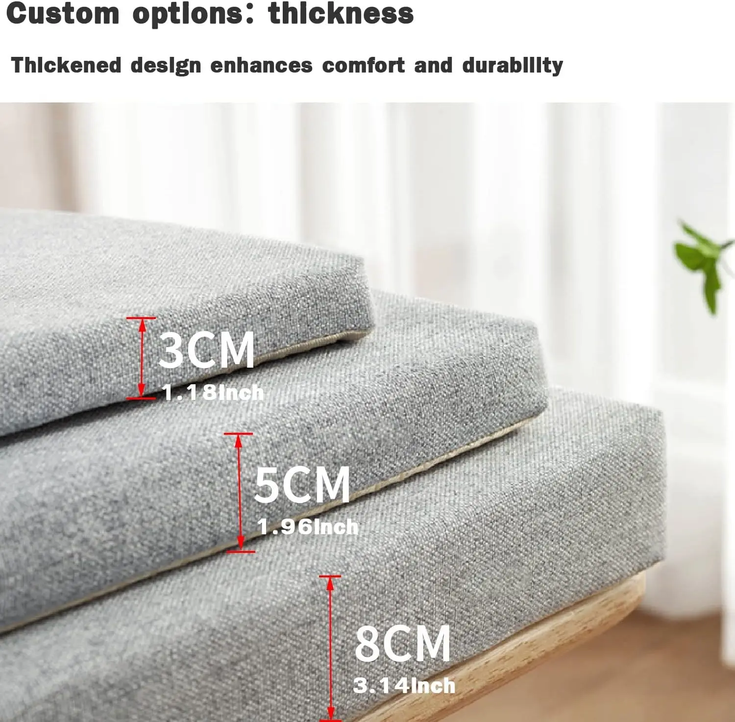 Coussins de banc de 5cm de Lon - Outdoor Furniture Cushions 22 X 22 avis et prix