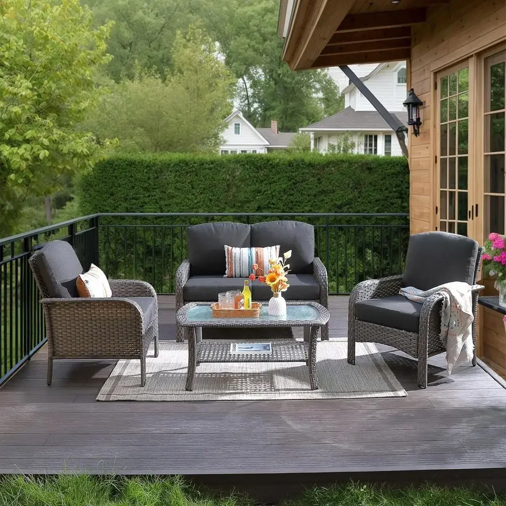 Ensemble de mobilier de jardin - Outdoor Furniture Loveseat avis et prix