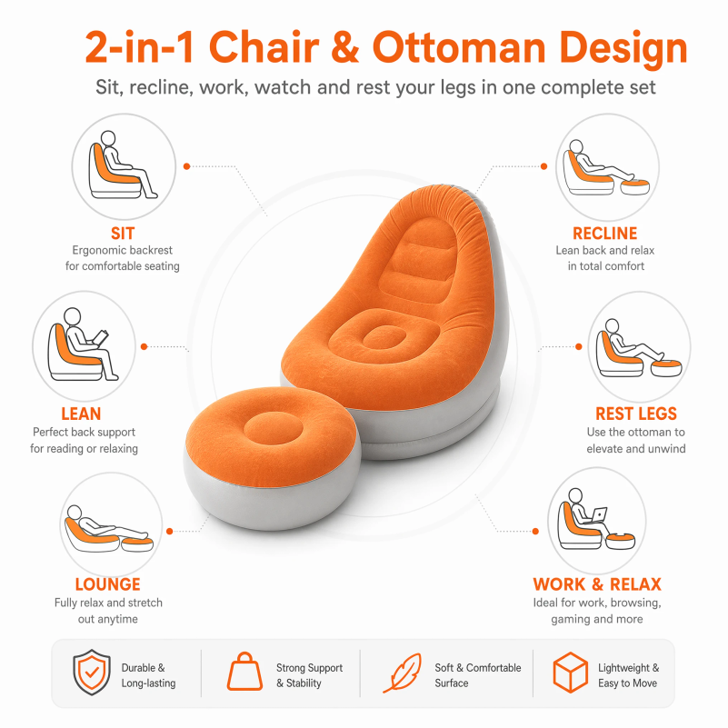 Ensemble de canapé gonflable f - Outdoor Furniture Designer avis et prix