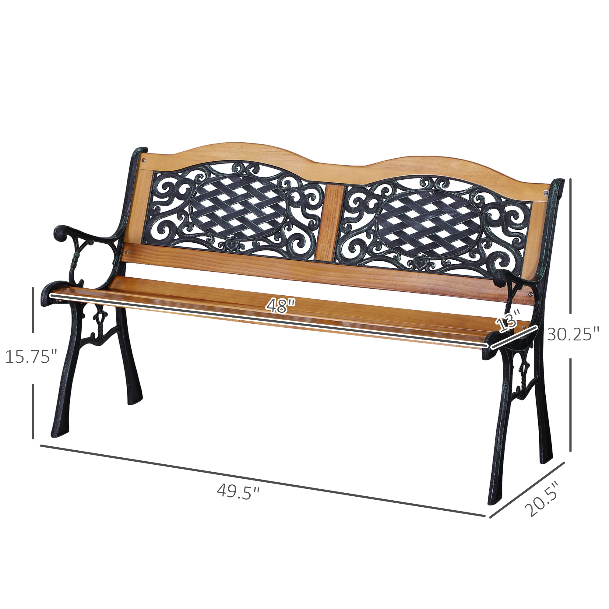 Banc de jardin extérieur antiq - Outdoor Furniture Loveseat avis et prix