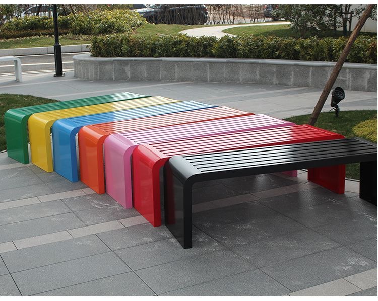 Banc métallique en acier lamin - Outdoor Furniture Metal Chairs avis et prix