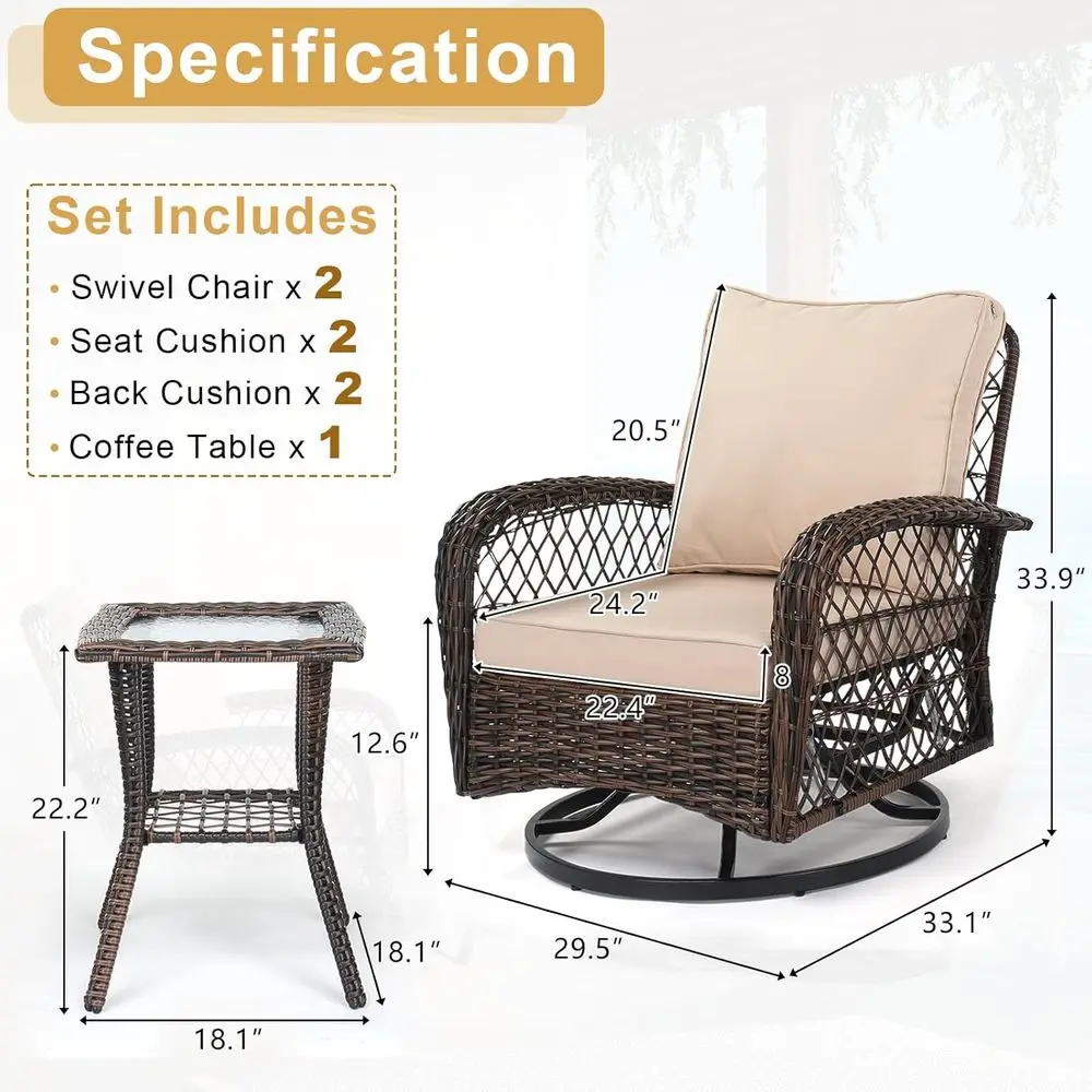 Ensemble de meubles de patio 3 - Outdoor Furniture Metal Chairs avis et prix