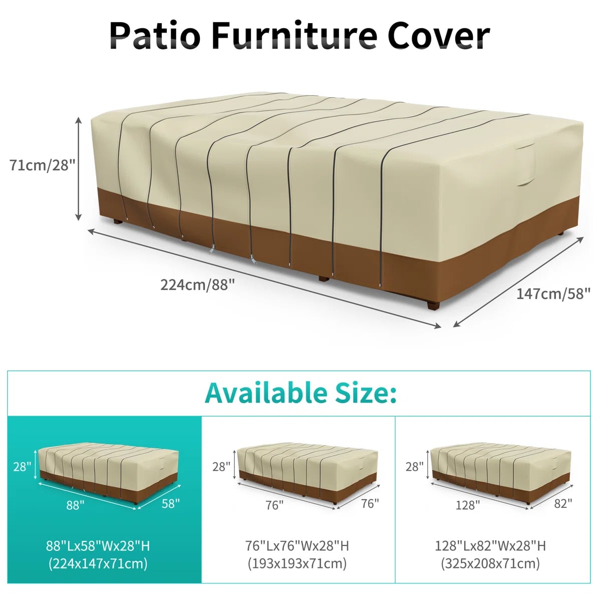 Housse imperméable pour ensemb - Outdoor Furniture Sofa avis et prix