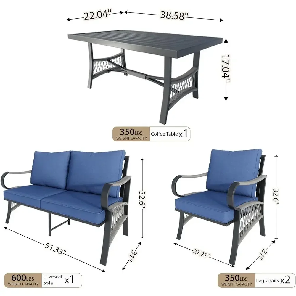 Ensemble de meubles de patio e - Outdoor Furniture Loveseat avis et prix