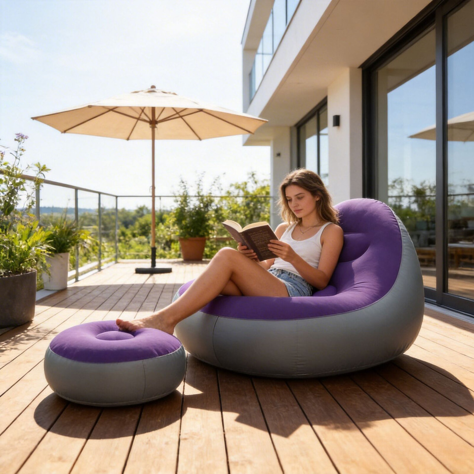 Canapé gonflable en PVC imperm - Outdoor Furniture Designer avis et prix