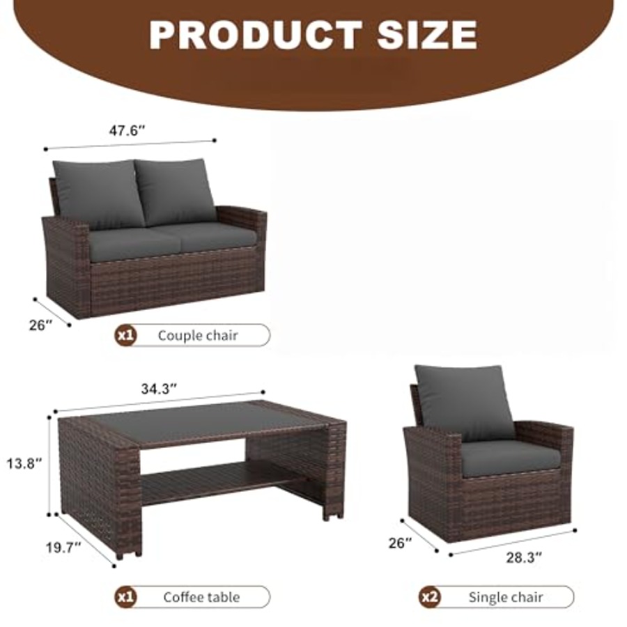 Ensemble de meubles de patio,  - Outdoor Furniture Loveseat avis et prix