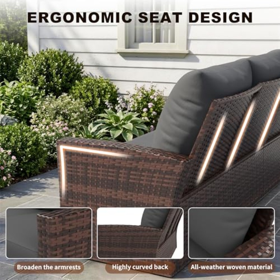 Ensemble de meubles de patio,  - Outdoor Furniture Loveseat avis et prix