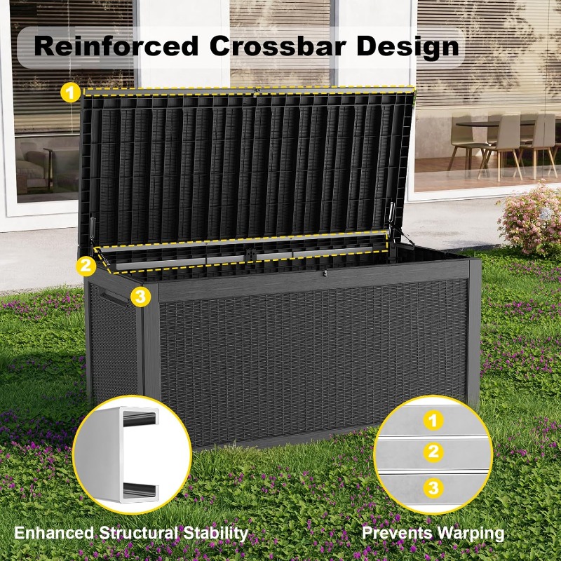 Boîte de rangement extérieure  - Outdoor Furniture With Storage For Cushions avis et prix