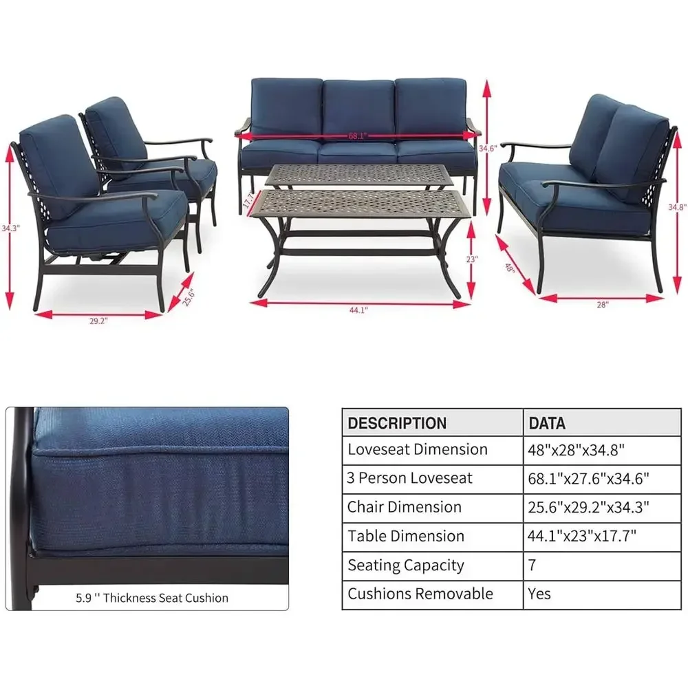 Ensemble de mobilier d’extérie - Outdoor Furniture Loveseat avis et prix