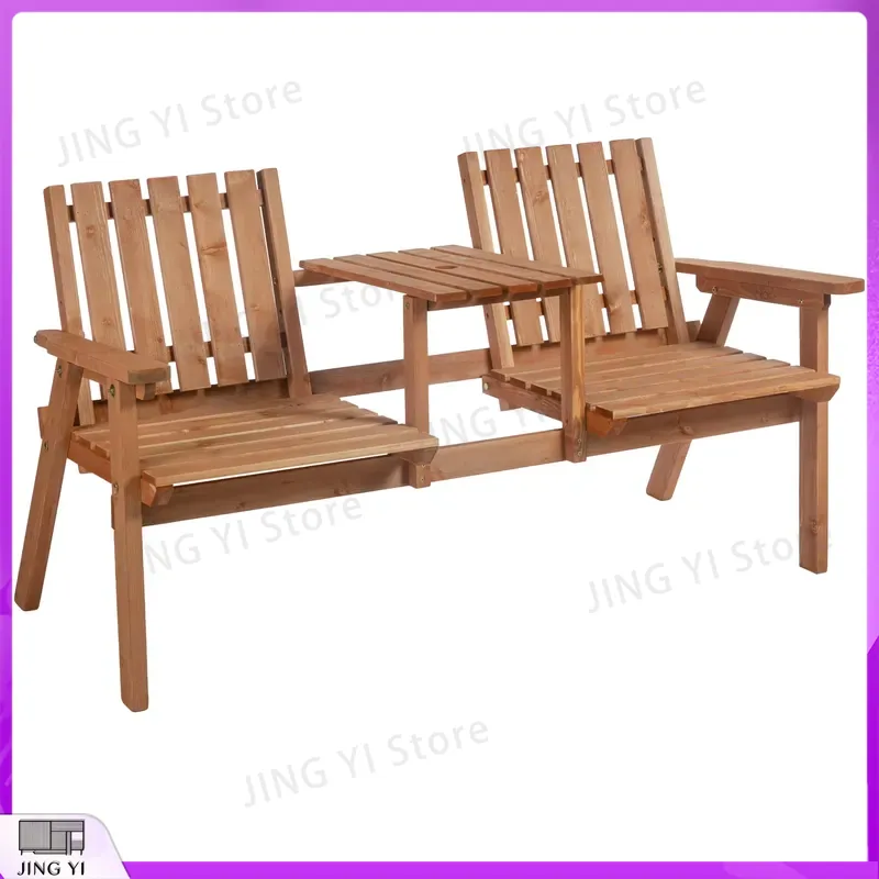 Banc de jardin en bois 2 place - Outdoor Furniture Loveseat avis et prix
