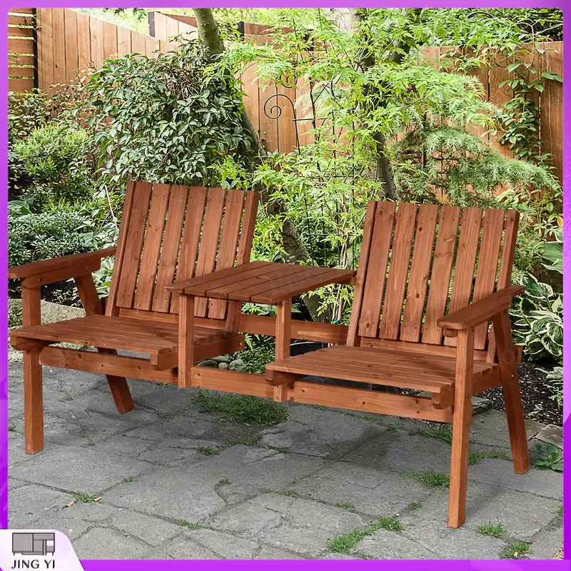 Banc de jardin en bois 2 place - Outdoor Furniture Loveseat avis et prix