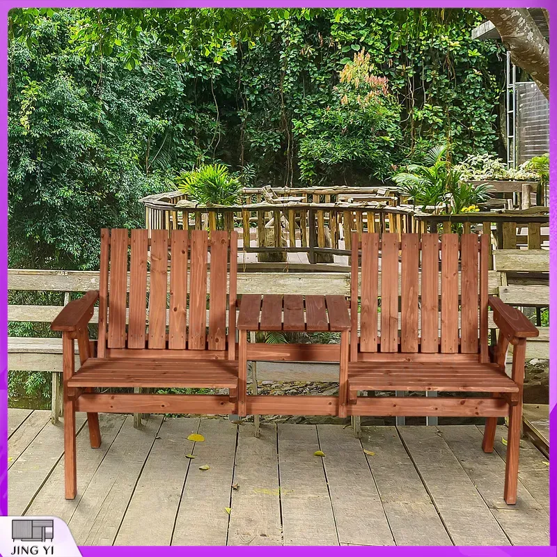 Banc de jardin en bois 2 place - Outdoor Furniture Loveseat avis et prix