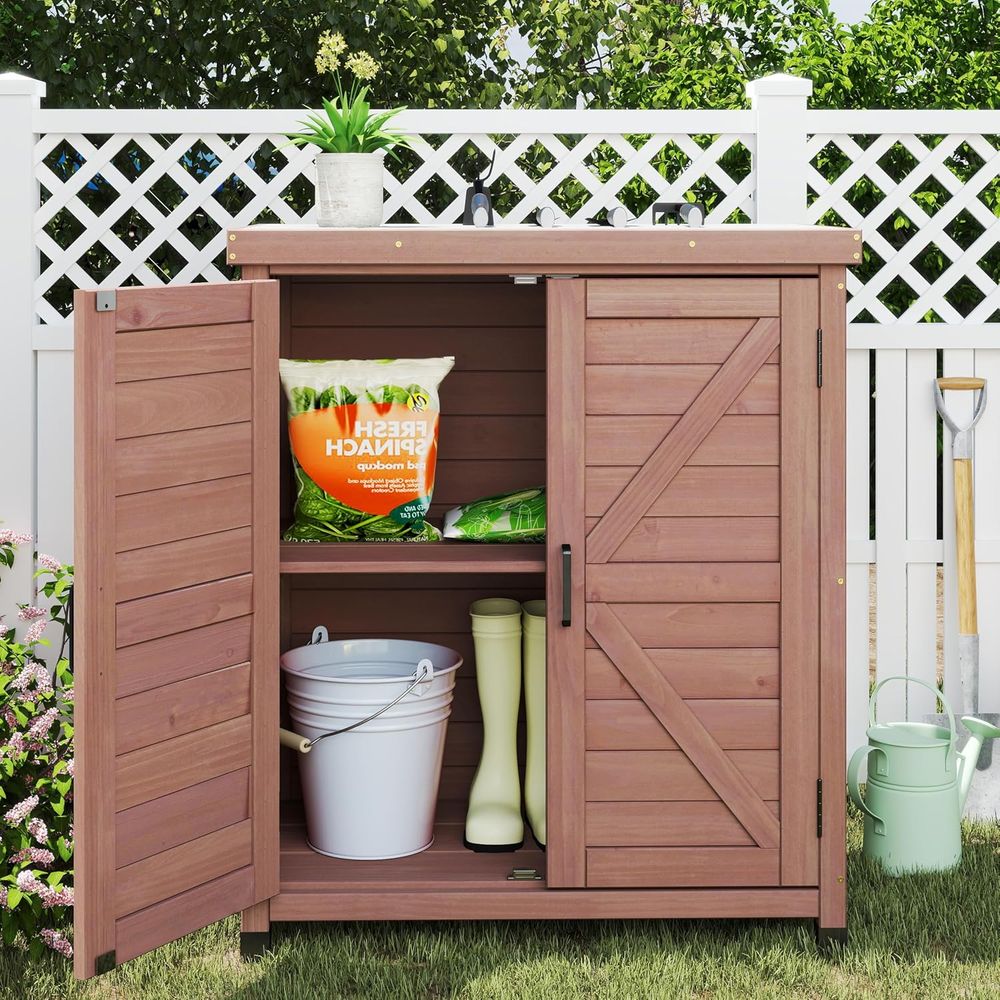 Armoire de rangement extérieur - Outdoor Furniture Wooden avis et prix