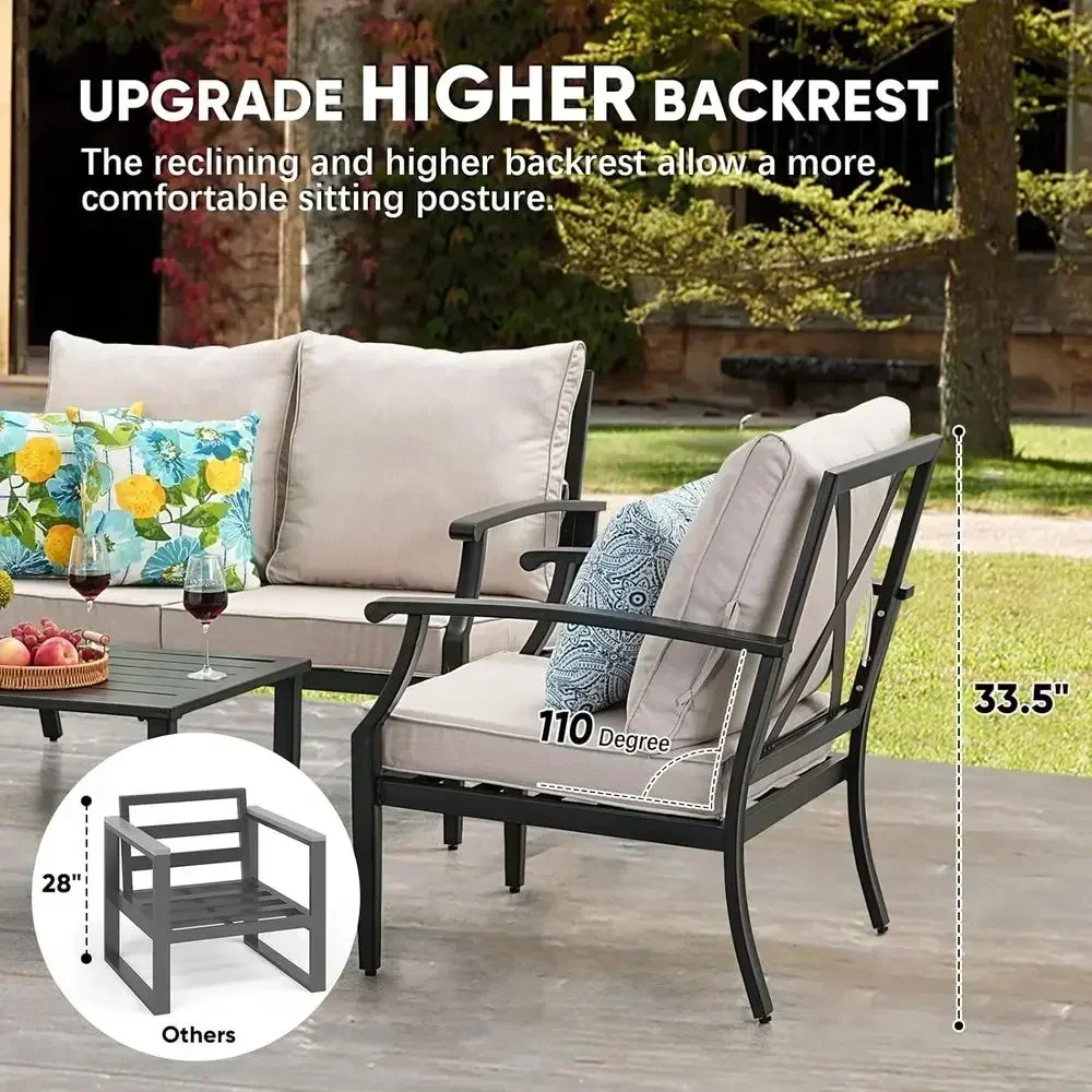 Ensemble de mobilier d’extérie - Outdoor Furniture Loveseat avis et prix